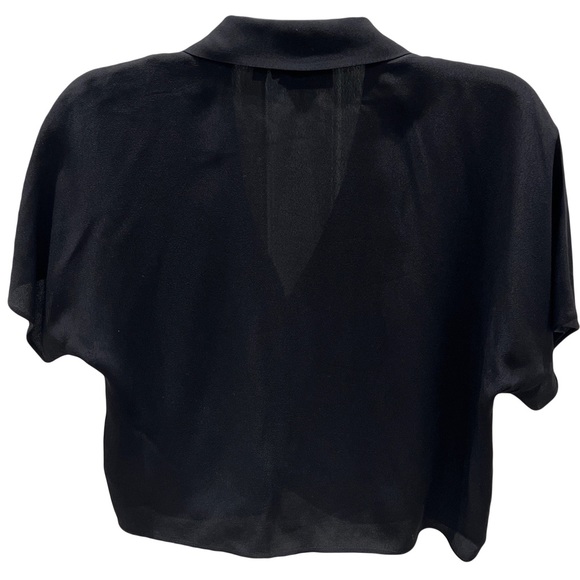 Wilfred Free - The Tie Front Blouse - XXS - Black - Picture 4 of 6